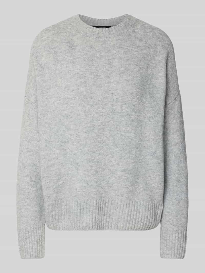 Sweter o kroju relaxed fit z dodatkiem wełny model ‘BOOM’