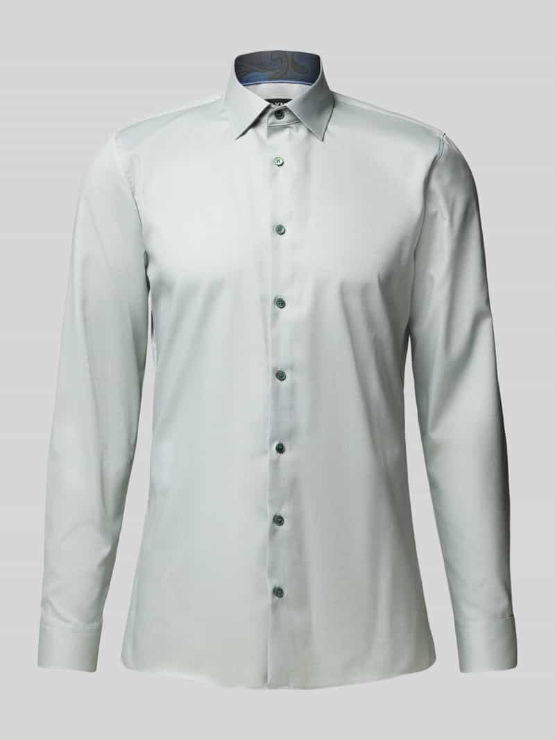 Koszula biznesowa o kroju Super Slim Fit z kołnierzykiem typu kent