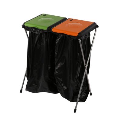 Stojak - kosz na śmieci 2-częściowy Nature