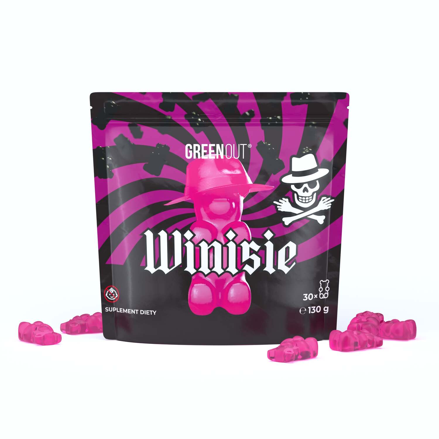 Żelki konopne Green Out® Winisie Żelki Winiego