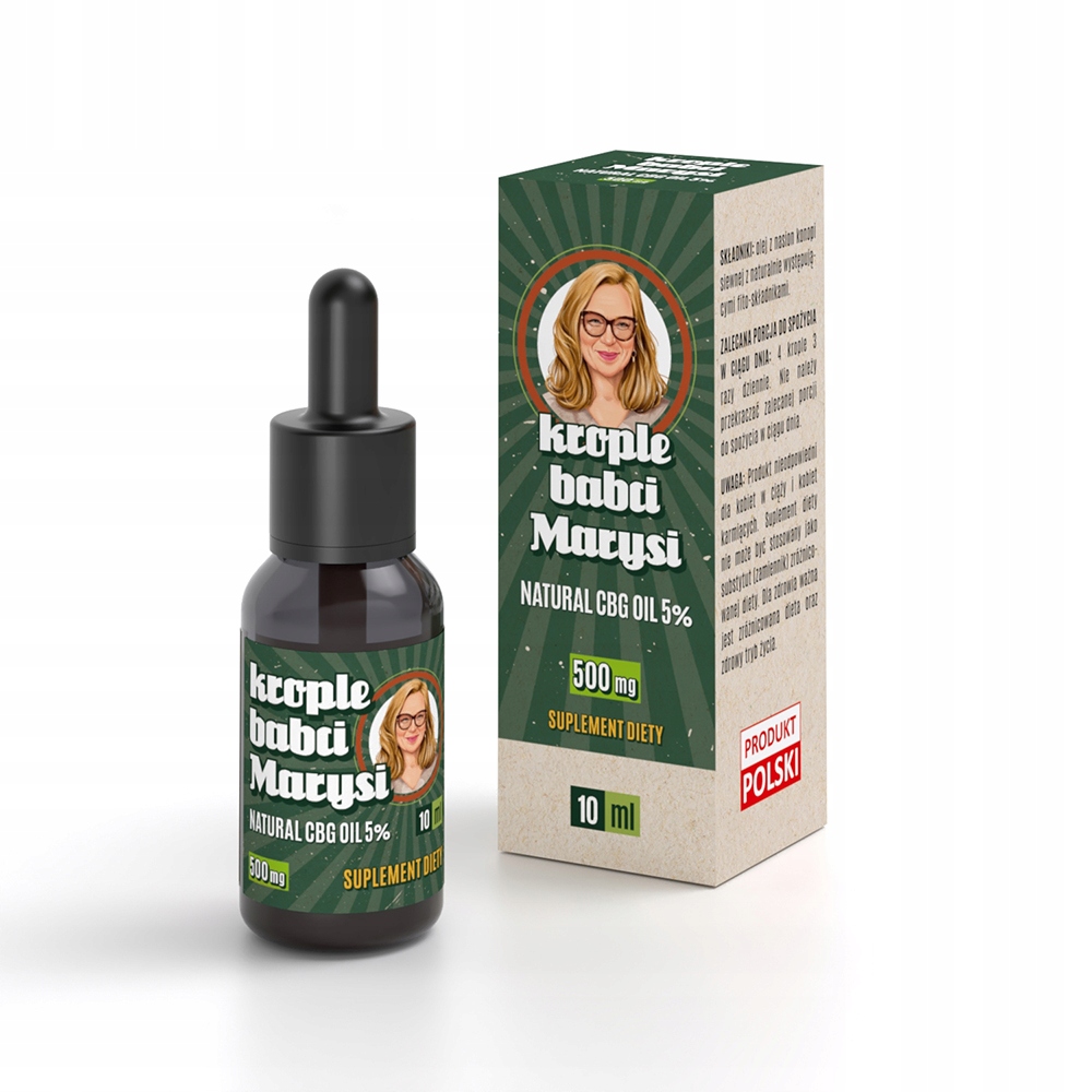 Olejek CBG Krople Babci Marysi Natural Oil 5%