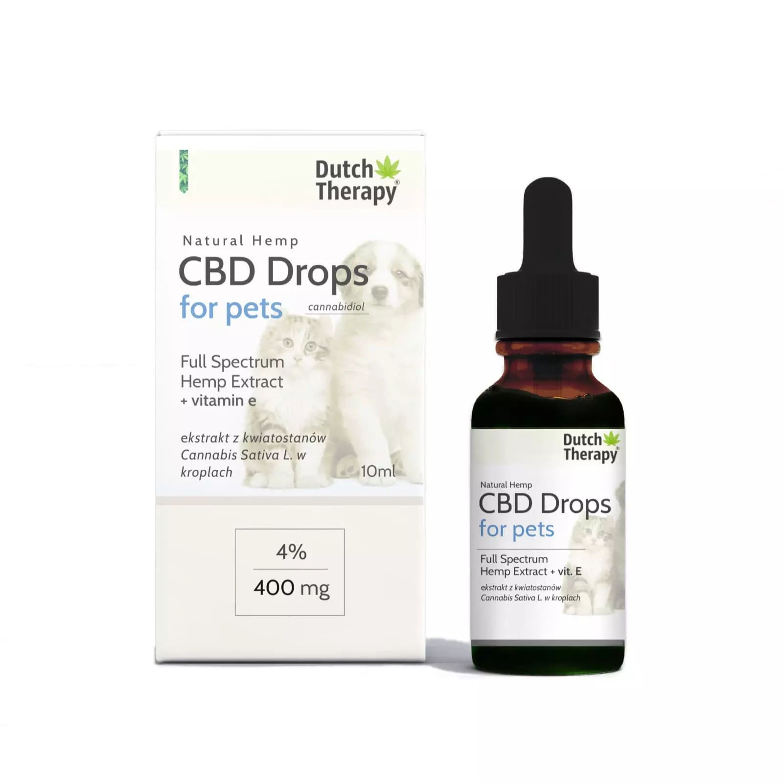 Olejek CBD dla zwierząt – 400mg PETS