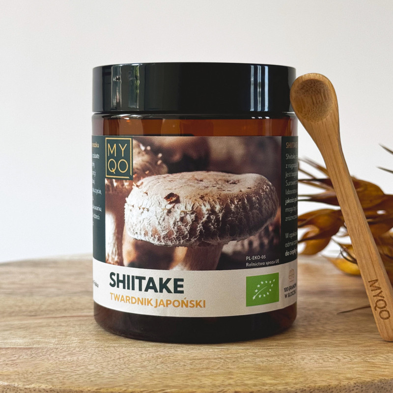 BIO Shiitake – Twardnik japoński – 100 g 30%