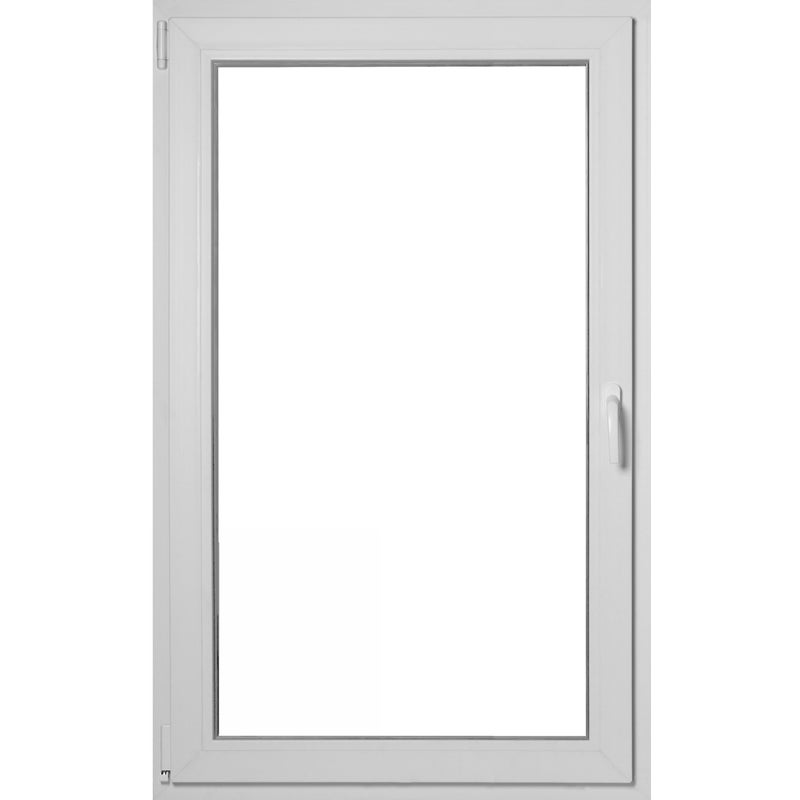 Okno PCV 3-szybowe fasadowe MD85 O31 złoty dąb 865x1435 mm rozwierno-uchylne do wewnątrz lewe