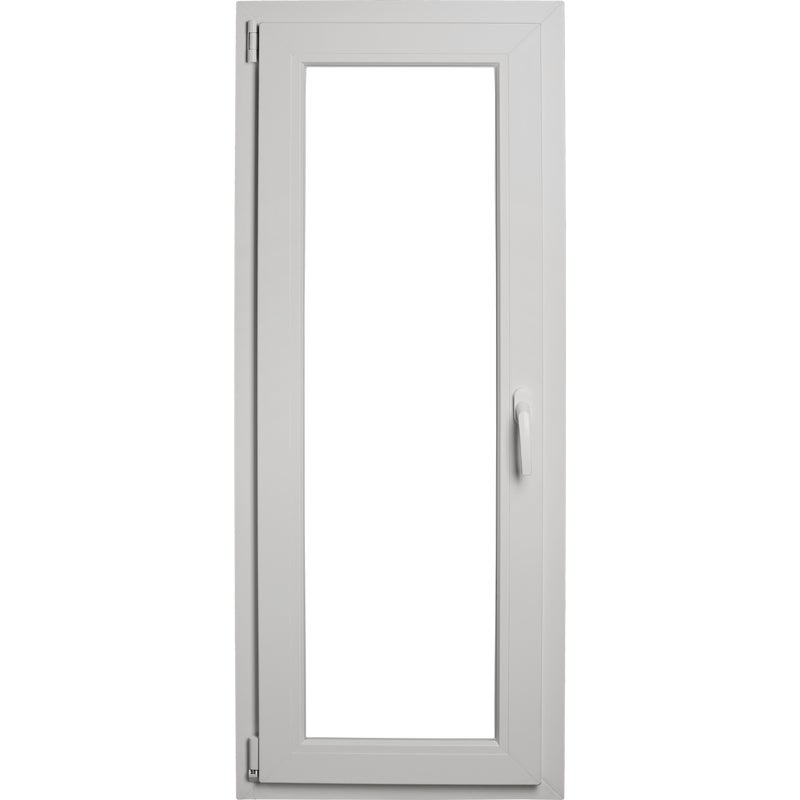 Okno PCV 3-szybowe fasadowe MD85 O27 złoty dąb 565x1435 mm rozwierno-uchylne do wewnątrz lewe