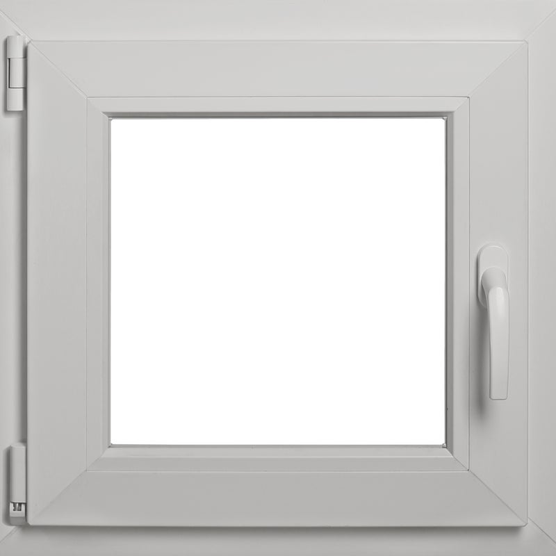 Okno PCV 3-szybowe fasadowe MD85 O1 złoty dąb 565x535 mm rozwierno-uchylne do wewnątrz lewe