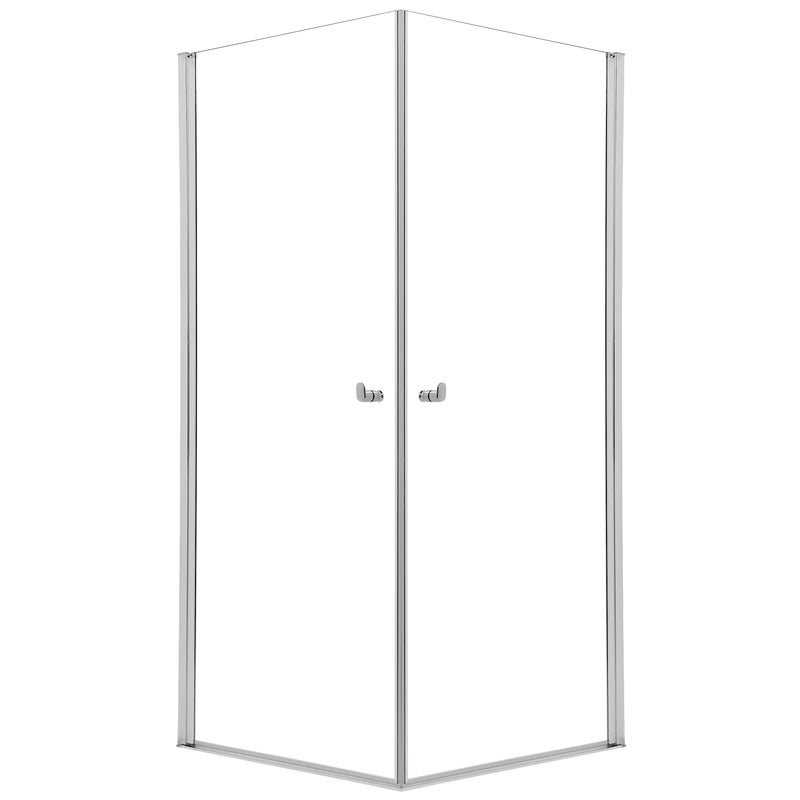 Kabina prysznicowa kwadratowa narożna Hooked 100x100x200 cm profile chromowane Sealskin