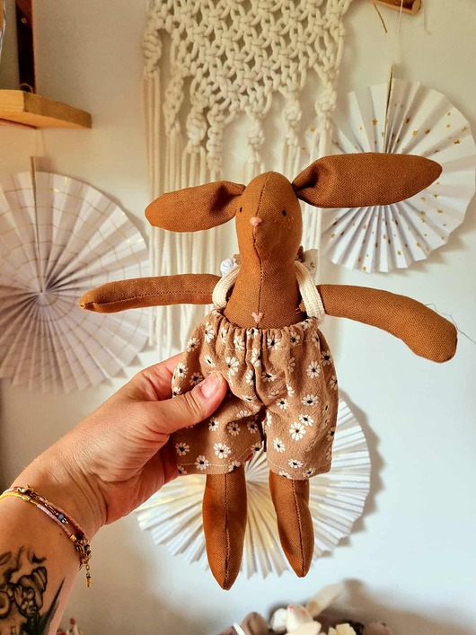 Przytulanka królik z akcesoriami