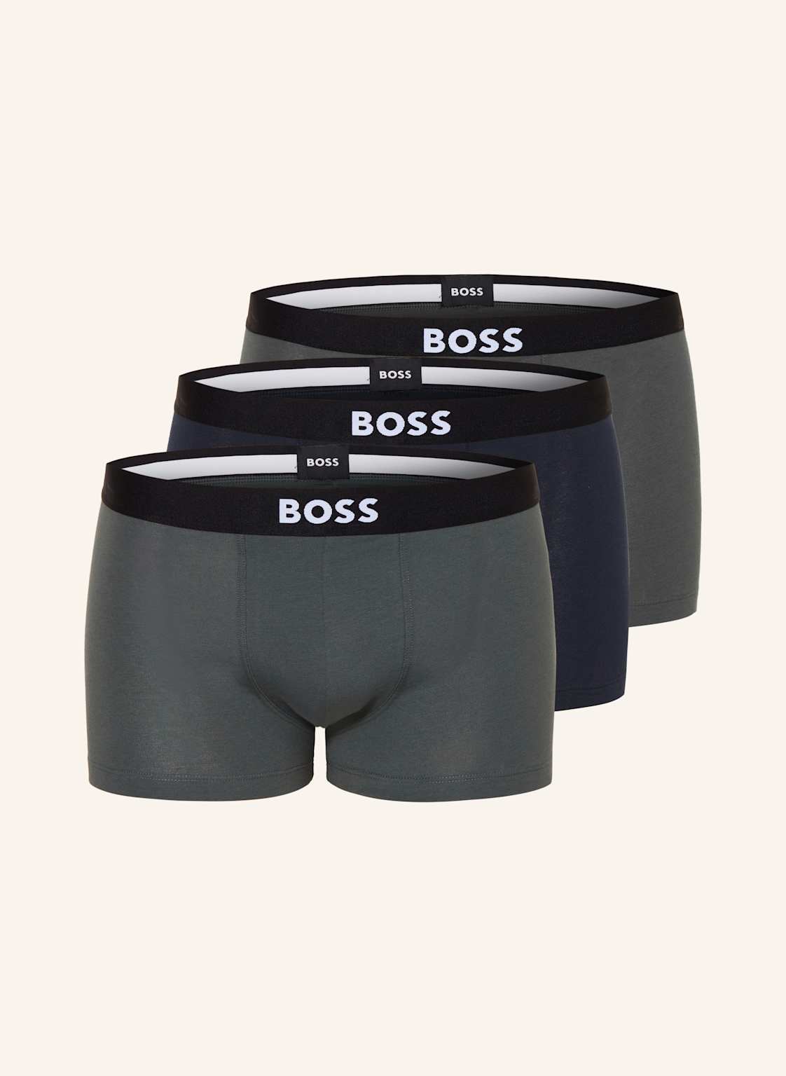 Boss Bokserki One, 3 Szt. grau
