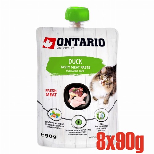 ONTARIO Duck Fresh Meat Paste opak. 8x90g (213-529131)