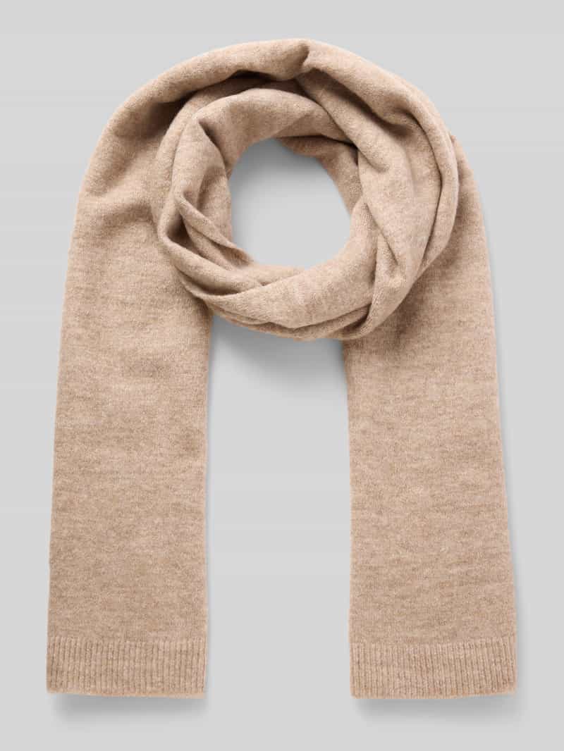 Szal z prążkowanymi wykończeniami model ‘Witzia’