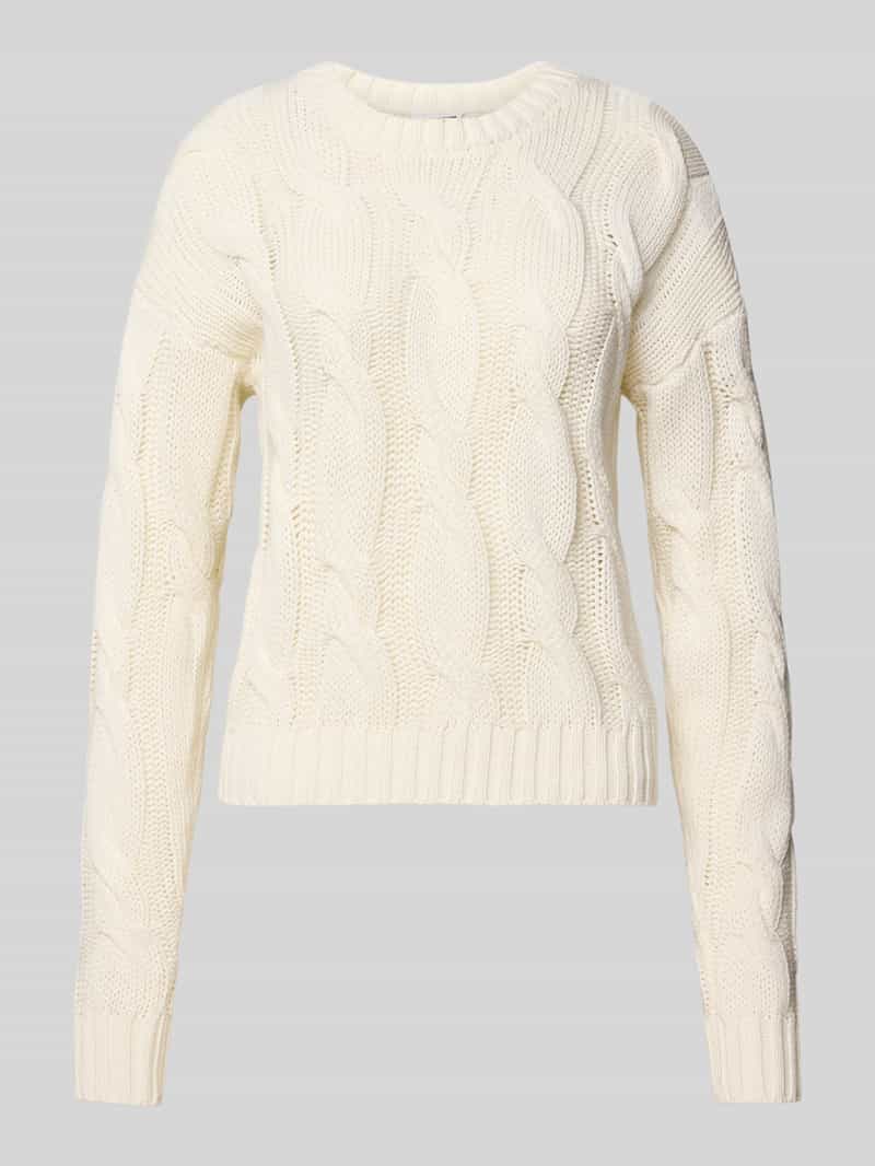 Sweter o kroju regular fit z efektem dzianiny model ‘Finn’