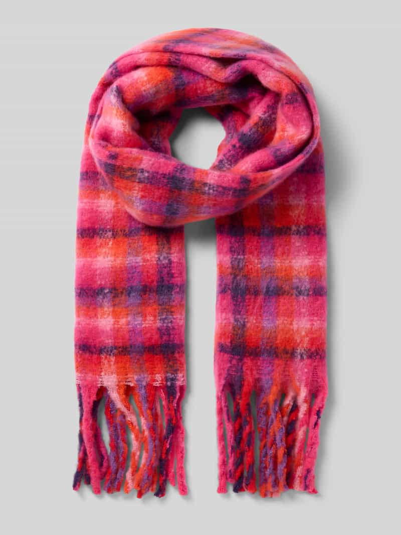 Szal ze sznurkowymi wykończeniami model ‘IAMABELLA’