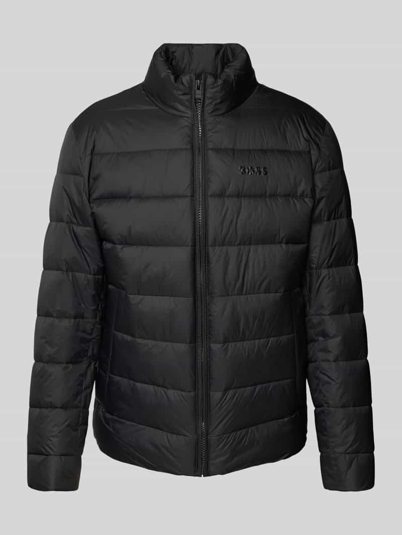 Kurtka pikowana o kroju regular fit z nadrukiem z logo model ‘CIKO’