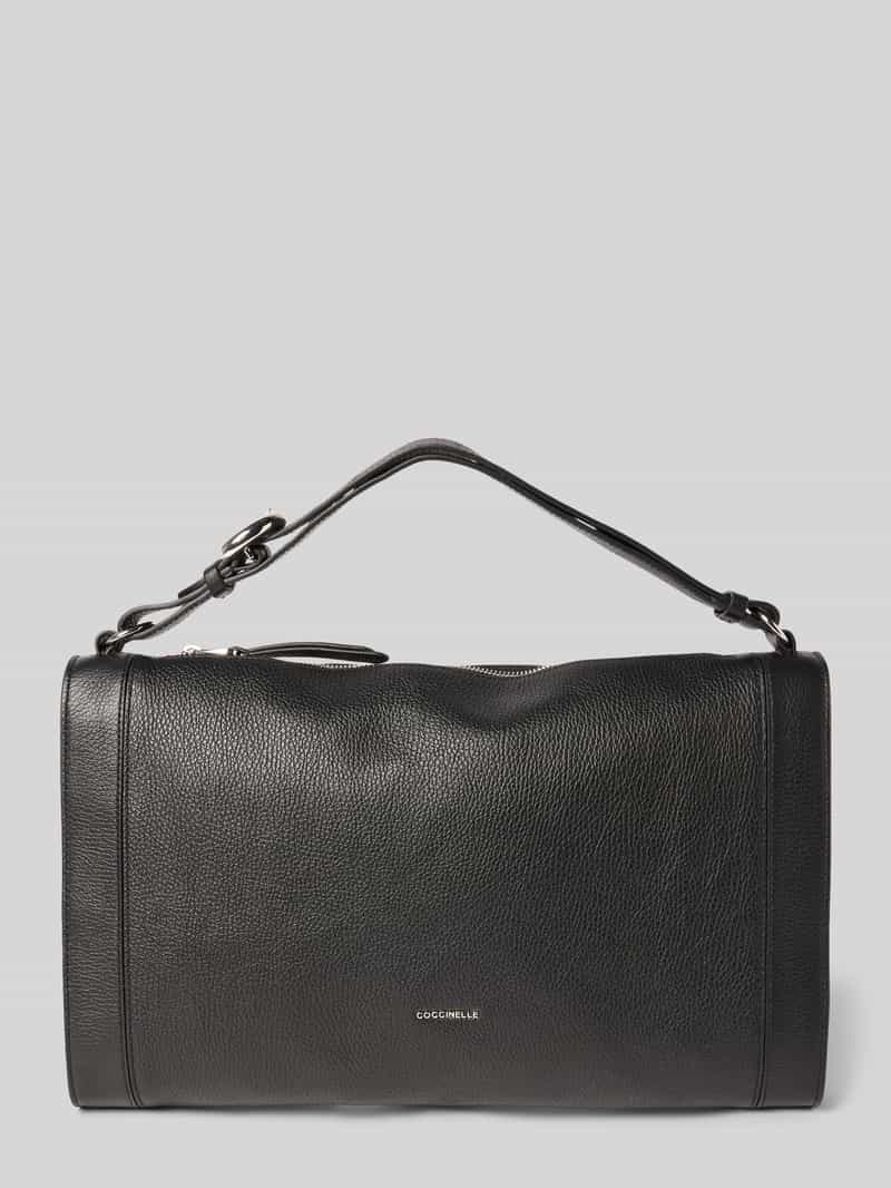 Torba na ramię z aplikacją z logo model ‘Elinor’