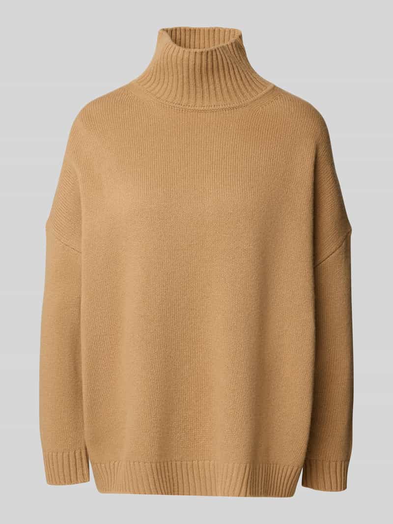 Golf o kroju oversized z czystej żywej wełny model ‘BORGIA’