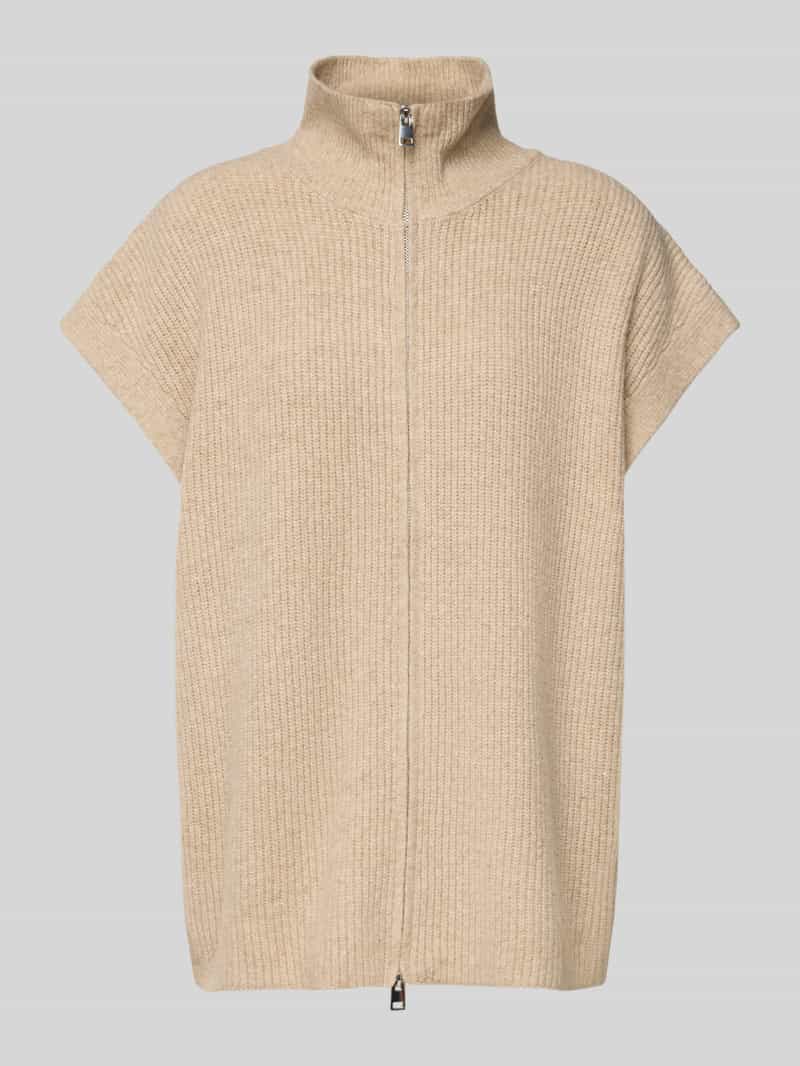 Kurtka z dzianiny o kroju relaxed fit z krótkim rękawem model ‘Ducie’