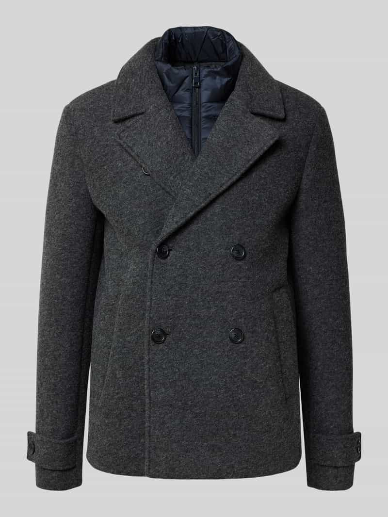 Marynarka dwurzędowa z kołnierzem z połami model ‘CLAUDIO’