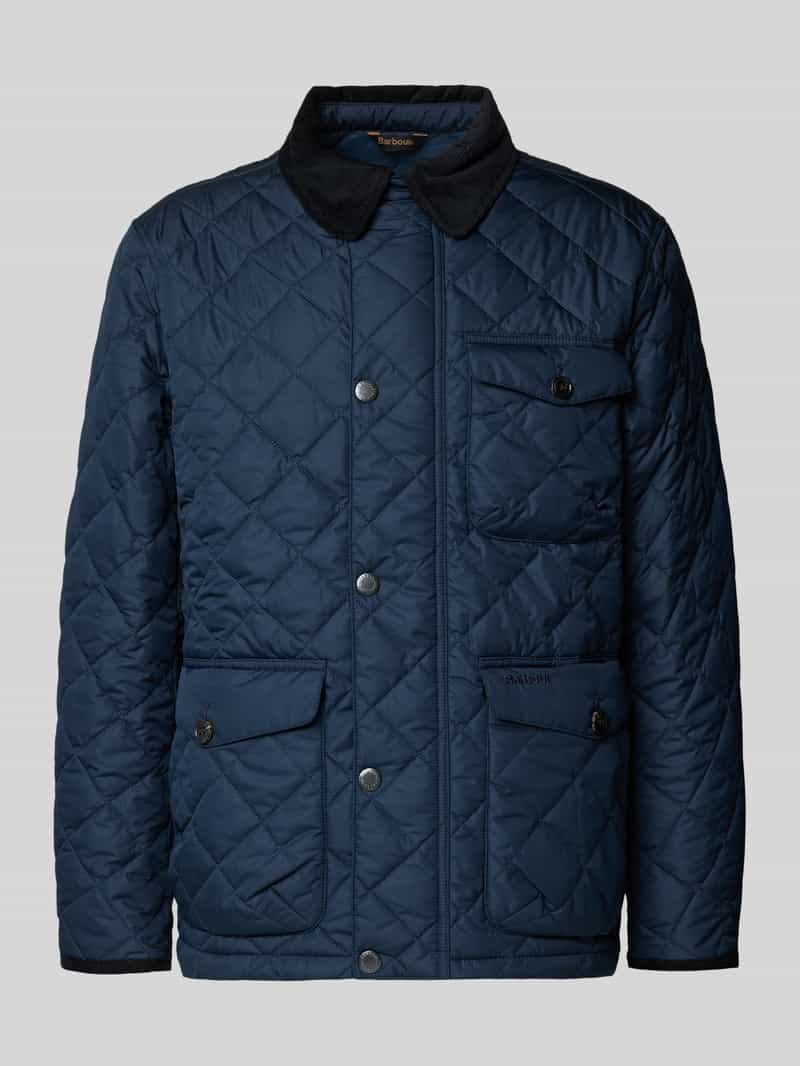 Kurtka pikowana o kroju regular fit z dwustronnym zamkiem błyskawicznym model ‘HORNBY’