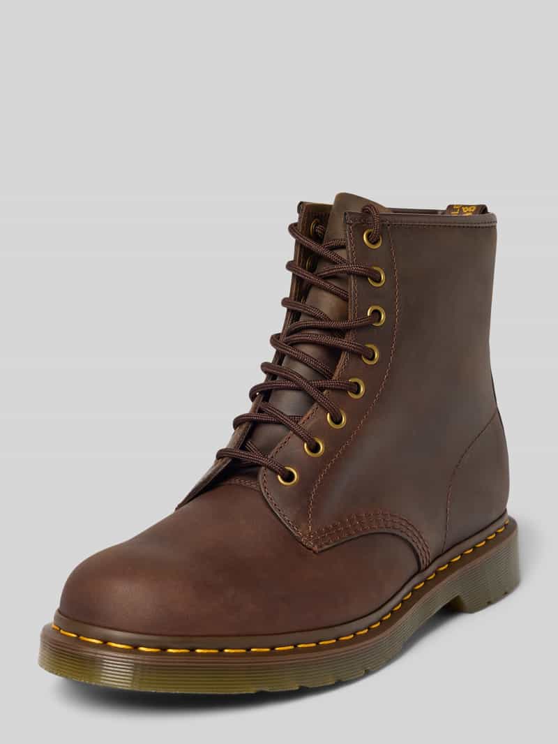 Buty ze skóry z detalem z logo model ‘EYE’