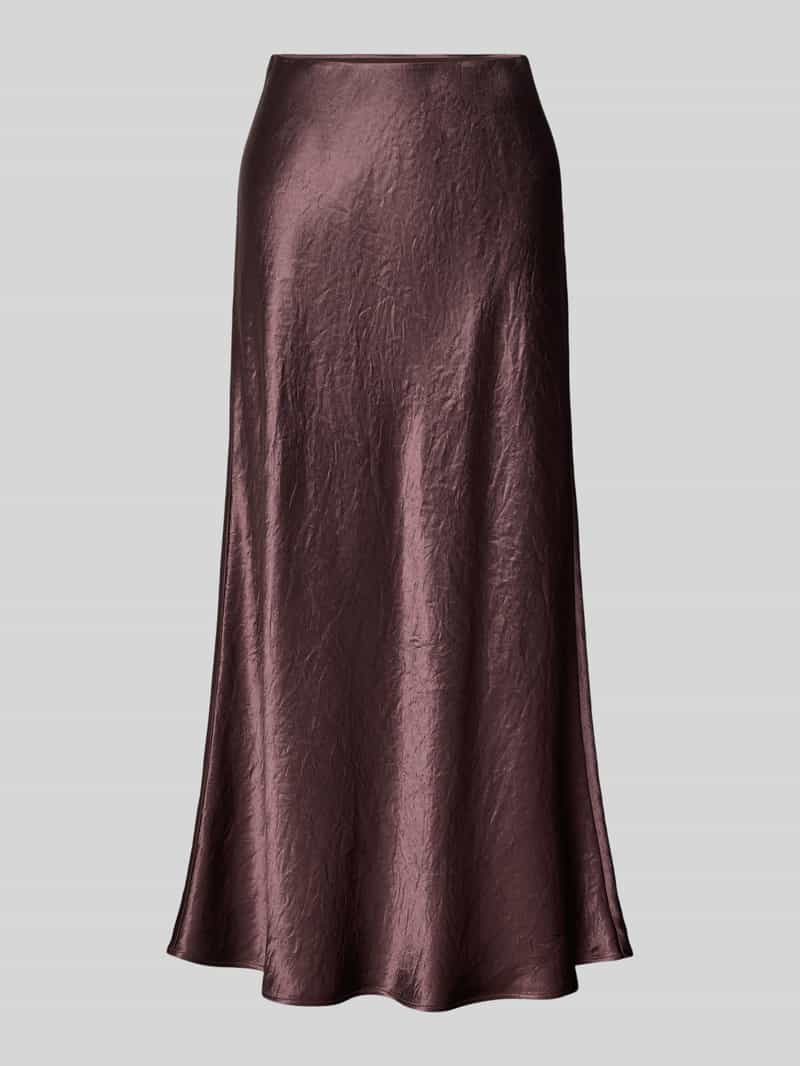 Spódnica midi z satyny model ‘ALESSIO’