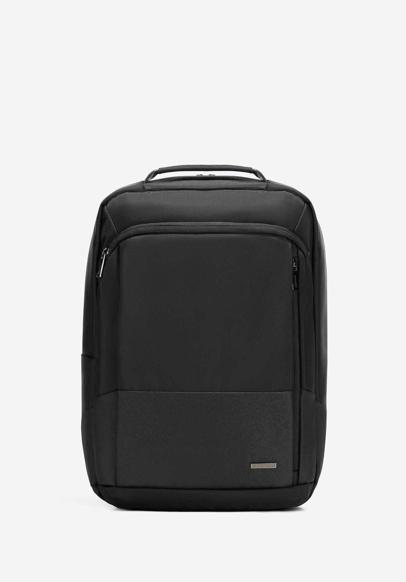 Męski plecak na laptopa 15,6” prosty do samolotu czarny