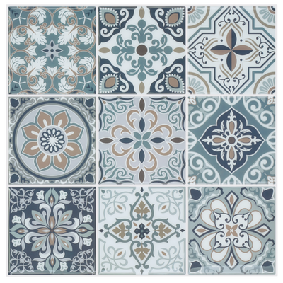 Płytka samoprzylepna marmur biało-złoty 3D-1211 30,5 x 30,5 cm 4 szt.