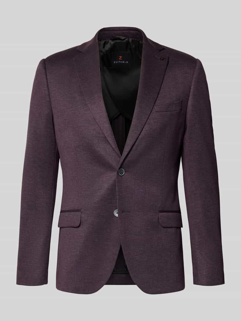 Marynarka o kroju slim fit z kieszenią na piersi model ‘Nick’