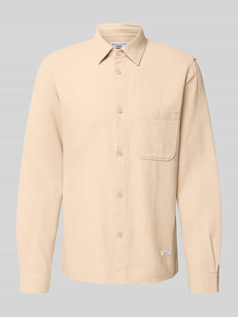 Koszula casualowa o kroju regular fit z czystej bawełny