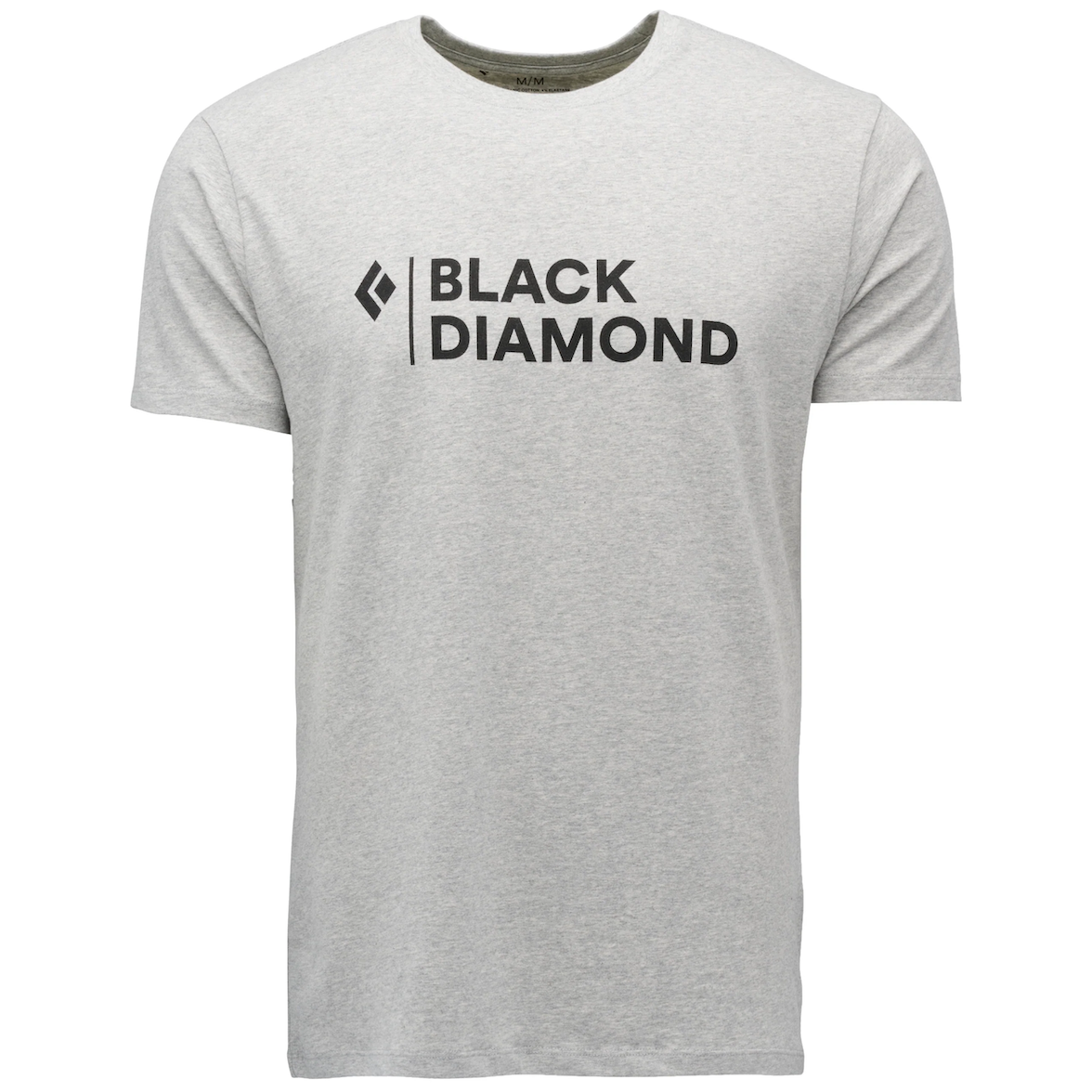 Koszulka męska Black Diamond M Mini Stacked Ss Tee Rozmiar: M / Kolor: szary