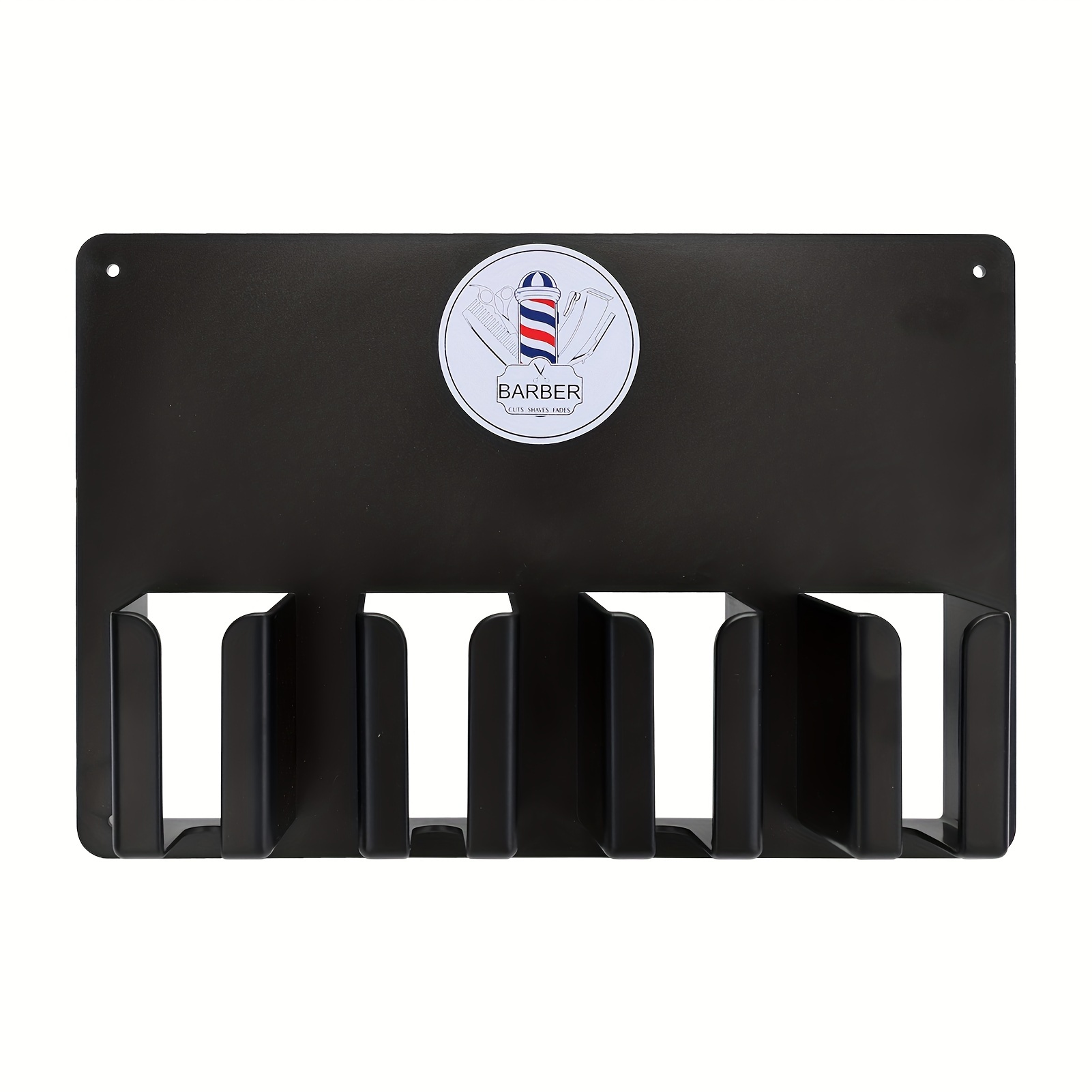 TEMU Wielofunkcyjny uchwyt na maszynkę do włosów - stojak na szczotkę do strzyżenia, montowany na ścianie, ułatwiający przechowywanie i organizację