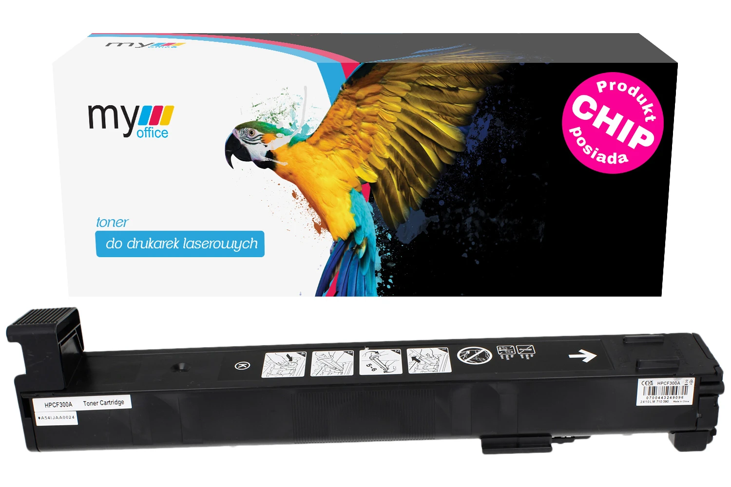 Toner CF300A (827A) do HP certyfikowany zamiennik marki My Office z dożywotnią gwarancją