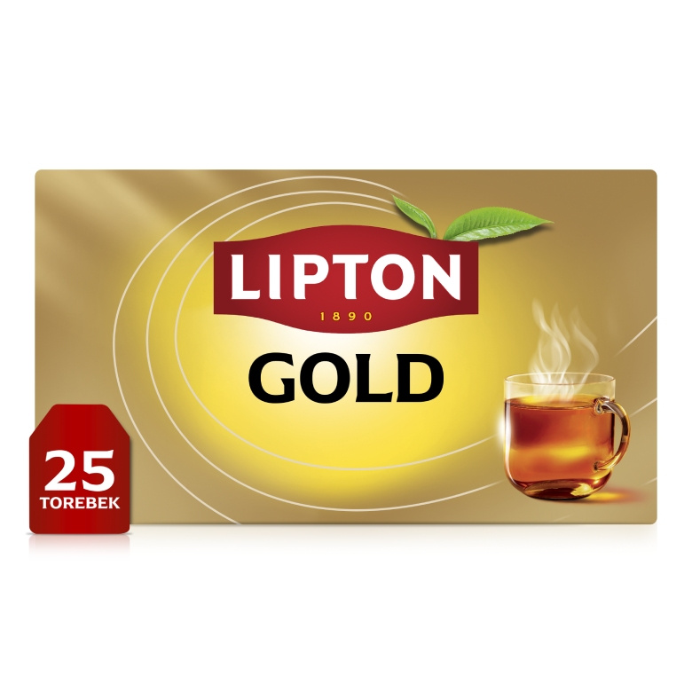 Herbata czarna aromatyzowana Lipton Gold Tea 37,5 g - 25 torebek