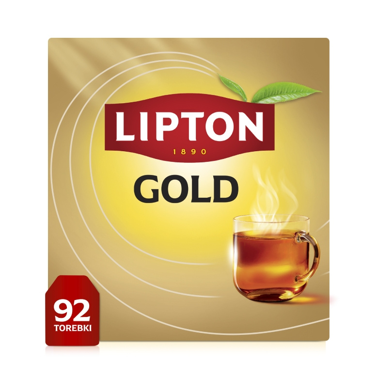 Herbata czarna aromatyzowana Lipton Gold Tea 138g - 92 torebek