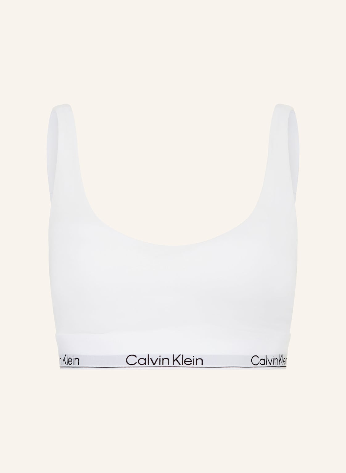 Calvin Klein Biustonosz Bustier Icon Cotton Modal weiss