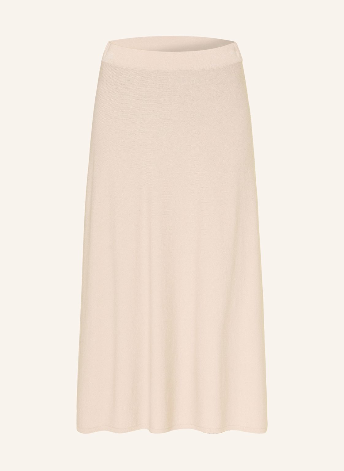 Riani Spódnica Z Dzianiny beige