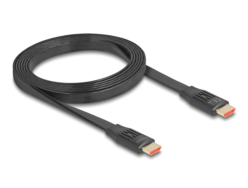 DeLOCK 81002 kabel HDMI 2 m HDMI Typu A (Standard) Czarny