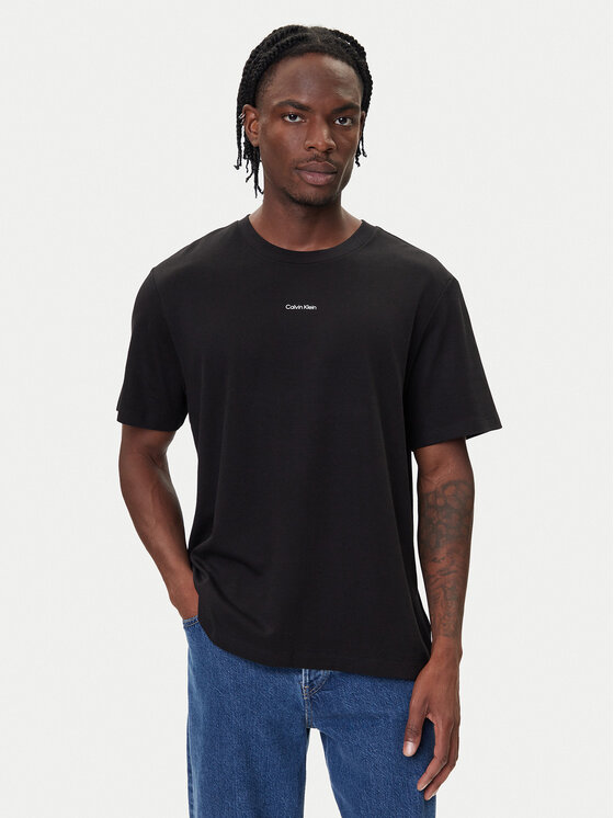 Calvin Klein Polo LV04LC241G Czarny Regular Fit