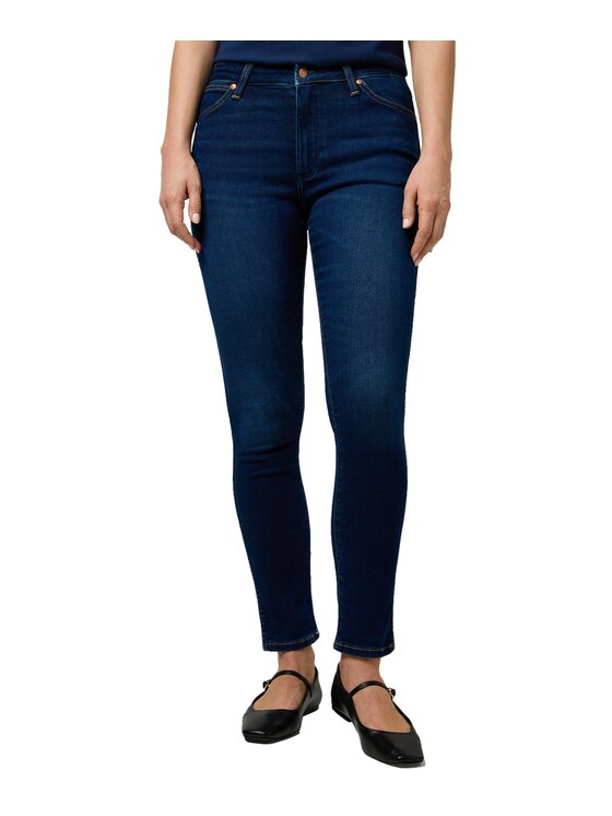 Wrangler Jeansy 112371151 Granatowy Slim Fit