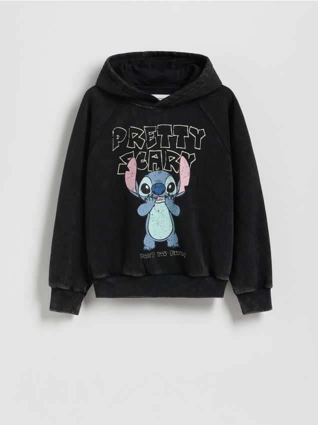Reserved - Bluza Lilo i Stitch - czarny