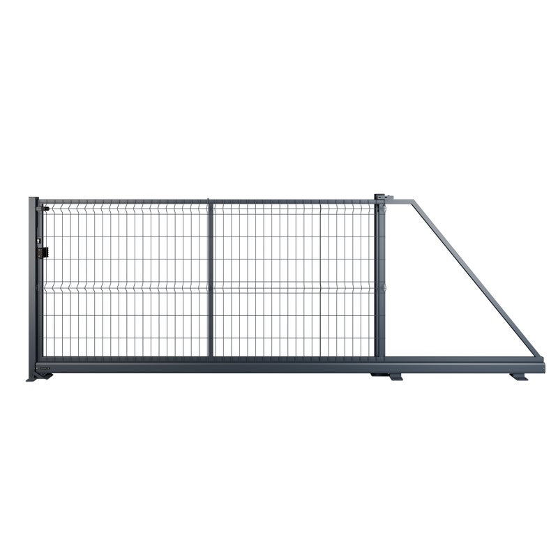 Naterial Brama przesuwna Modus 3x1.5 m prawa antracytowa