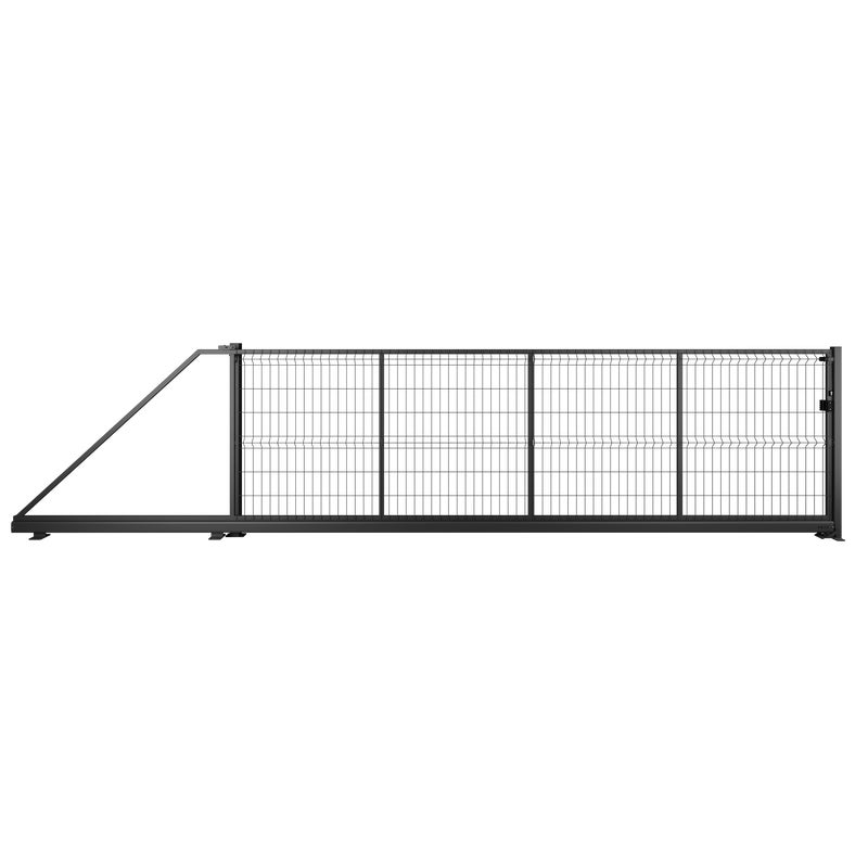 Naterial Brama przesuwna Modus 5x1.5 m lewa czarna