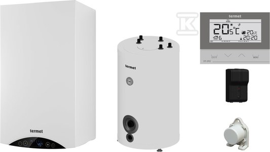 Termet Pakiet z kotłem gazowym kondensacyjnym GOLD II PLUS 25 i zasobnikiem SG PLUS 120