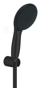 Zestaw prysznicowy Tempesta 110, elementy składowe: okrągła słuchawka prysznicowa, uchwyt ścienny nieregulowany, wąż prysznicowy 1500 mm