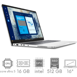 Dell Pro 16 PC16250 Ultra 5 235U 16GB 512SSD 16