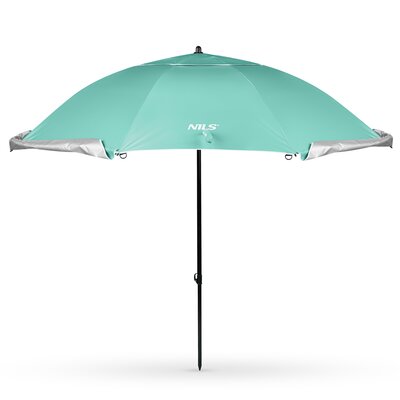 Nils Camp Parasol plażowy NC17114 2w1 XXL 240 cm Zielony