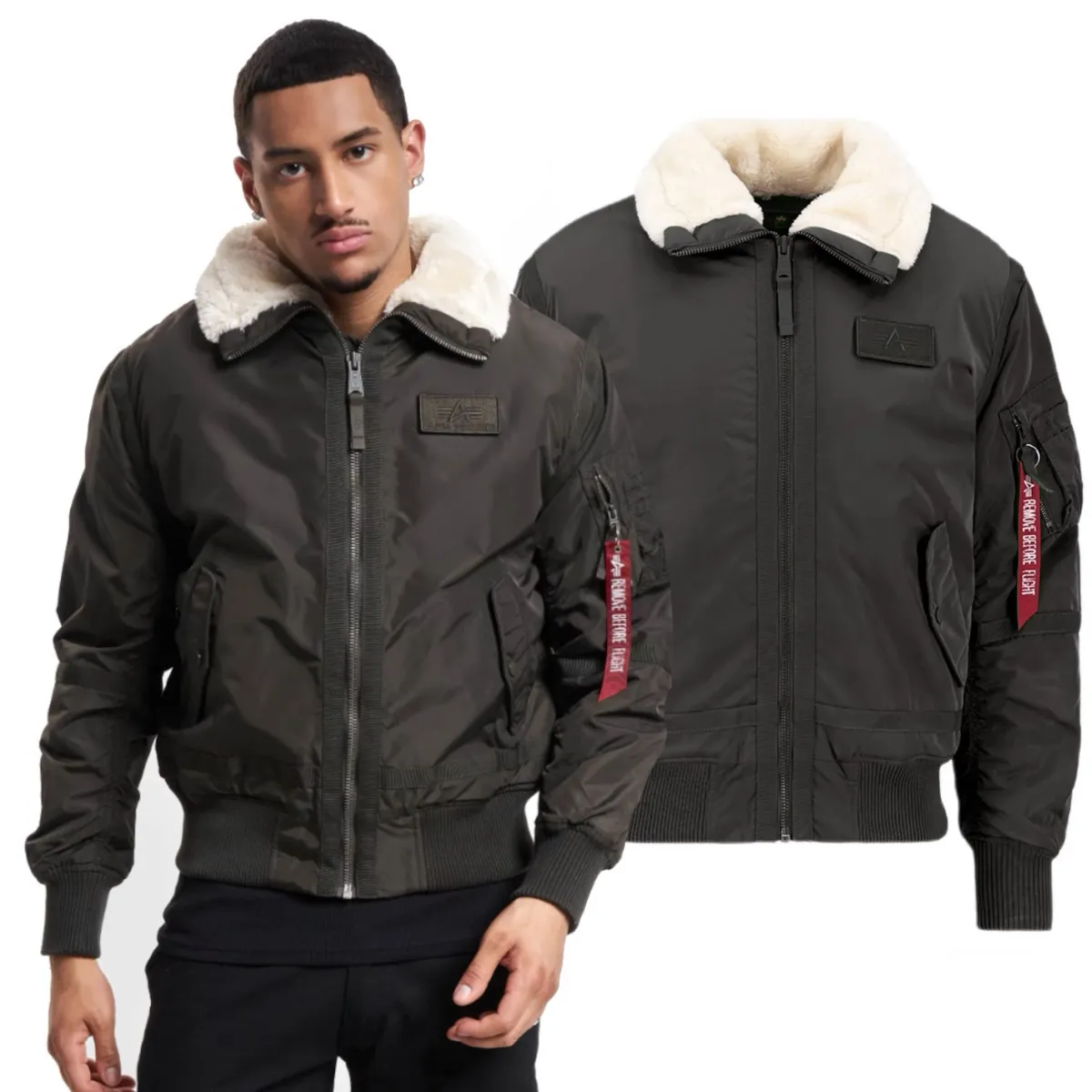 Alpha Industries Kurtka B15-3 TT 198122 684 - Vintage Grey