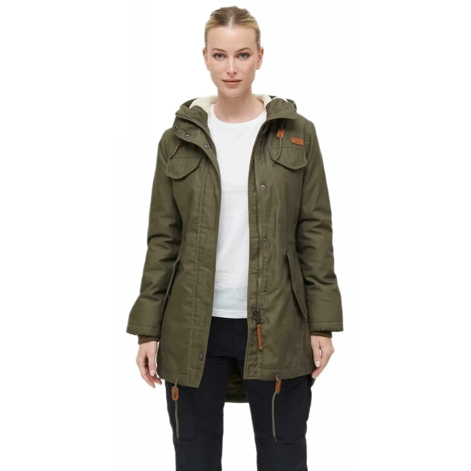 Kurtka damska BRANDIT Marsh Lake Parka - Oliwkowa