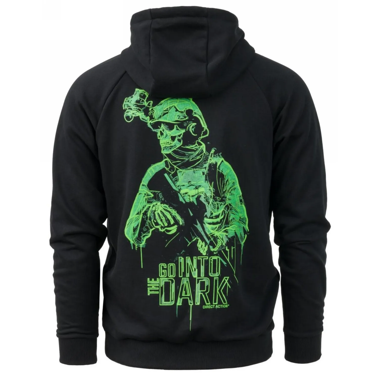 Direct Action Bluza z kapturem DA Into The Dark - Czarna