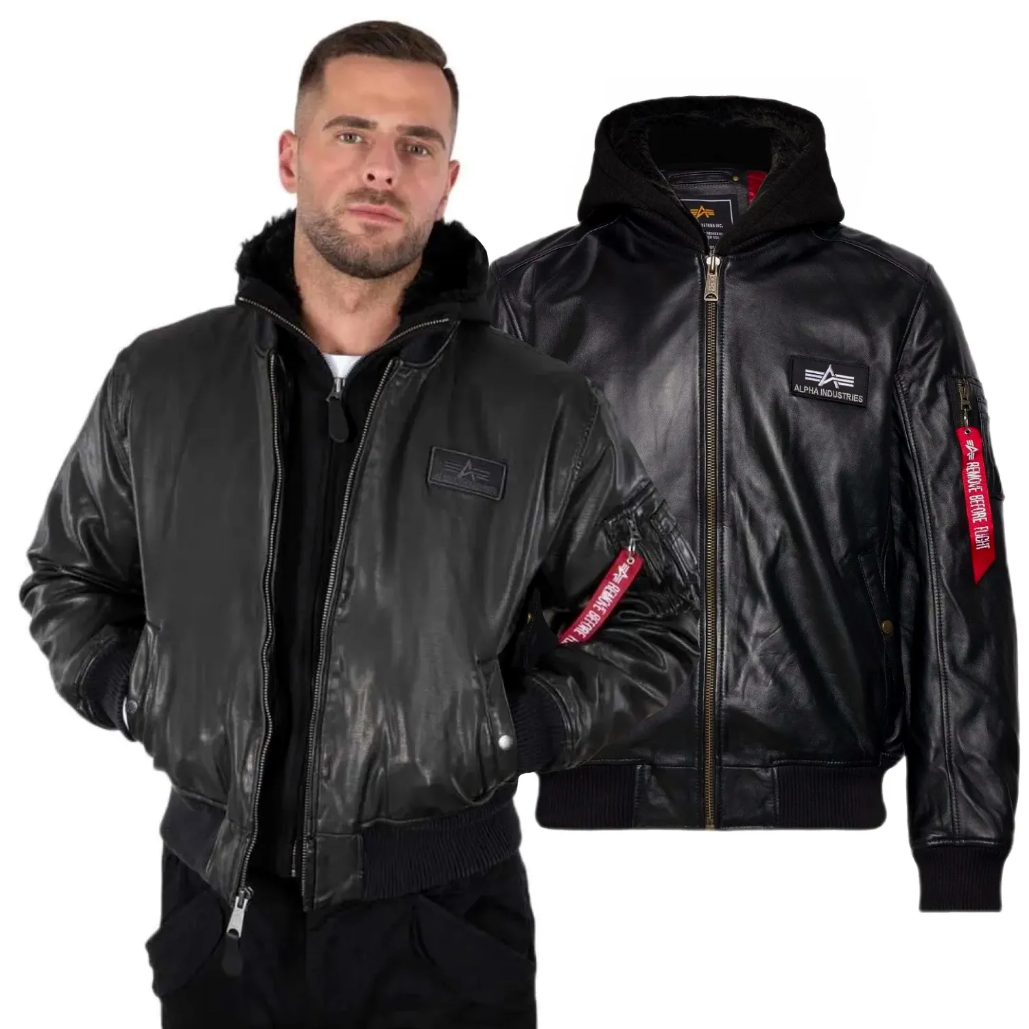 Alpha Industries Kurtka MA-1 D-Tec FL 123106 515 - Czarna